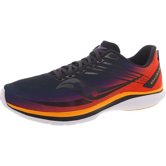 Saucony Womens Kinvara 12 Navy Mesh Gym Trainers Running Shoes Sneakers New - Picture 1 of 3